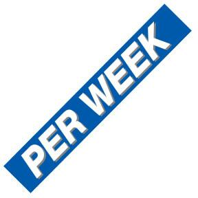 PER WEEK Windshield Slogans - Image 2