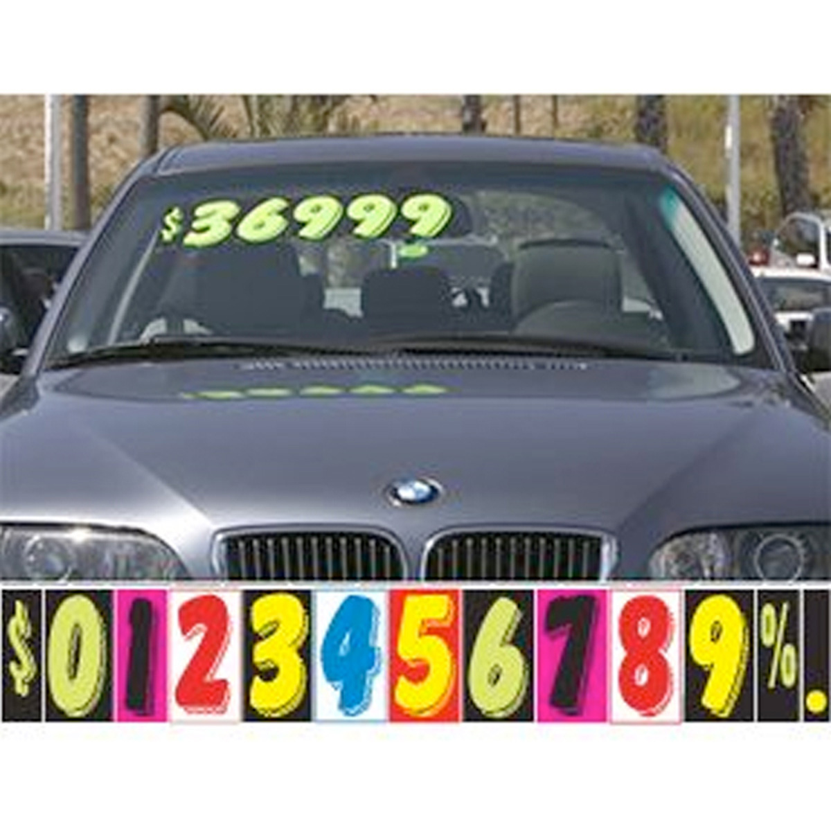Windshield & Window Number Stickers-7½" - Image 2