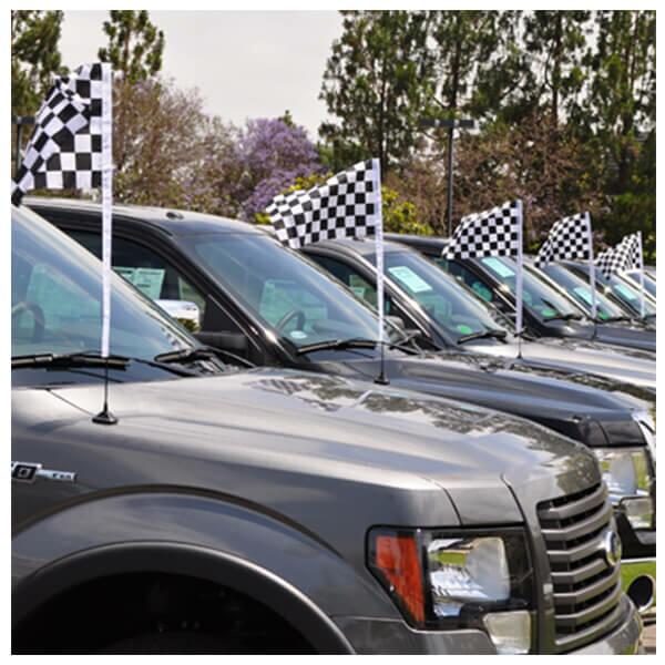 Antenna Checkered Racing Flags - Image 3