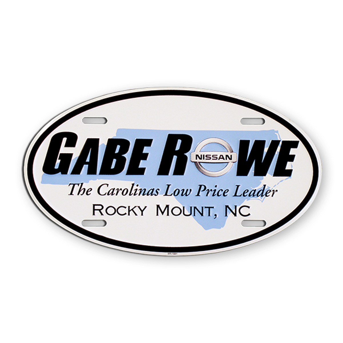 Oval License Plate Billboards - Image 3