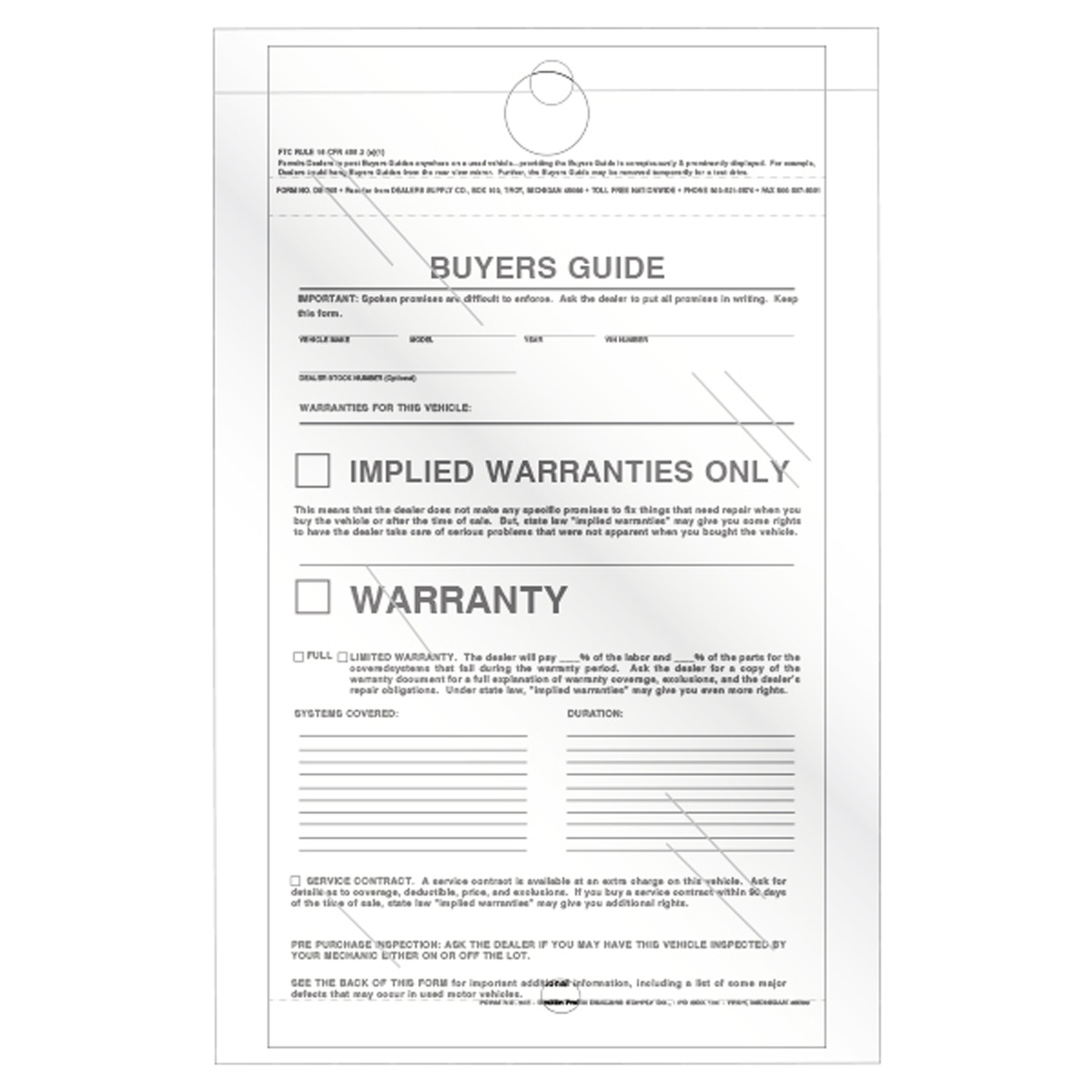 Buyers Guide Holder Kits - Image 2