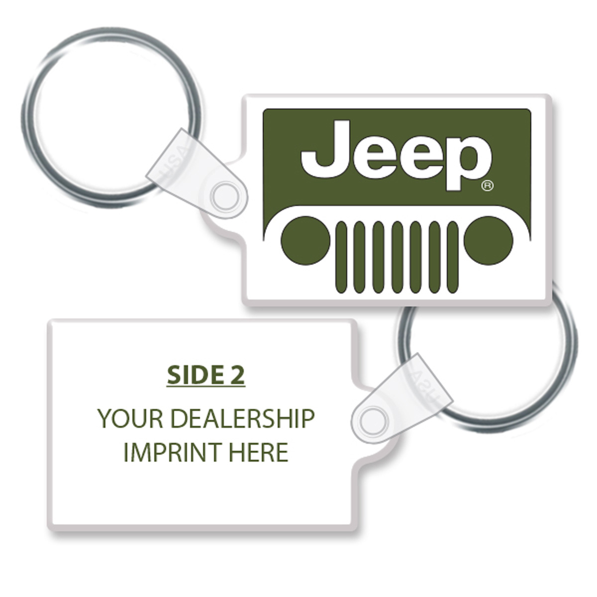 Soft Touch Logo Key Fobs - Image 3