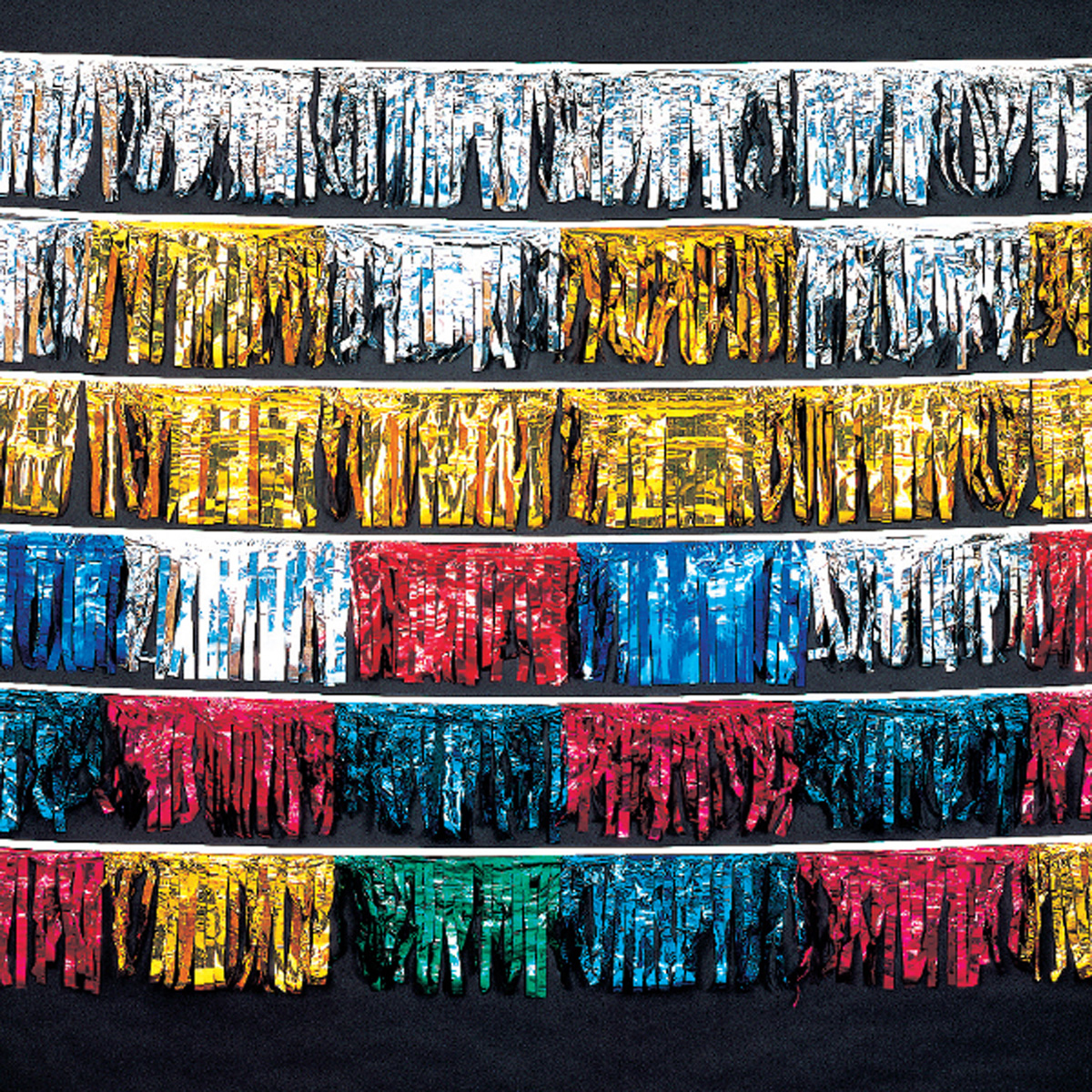 Metallic Starburst Hula Pennants