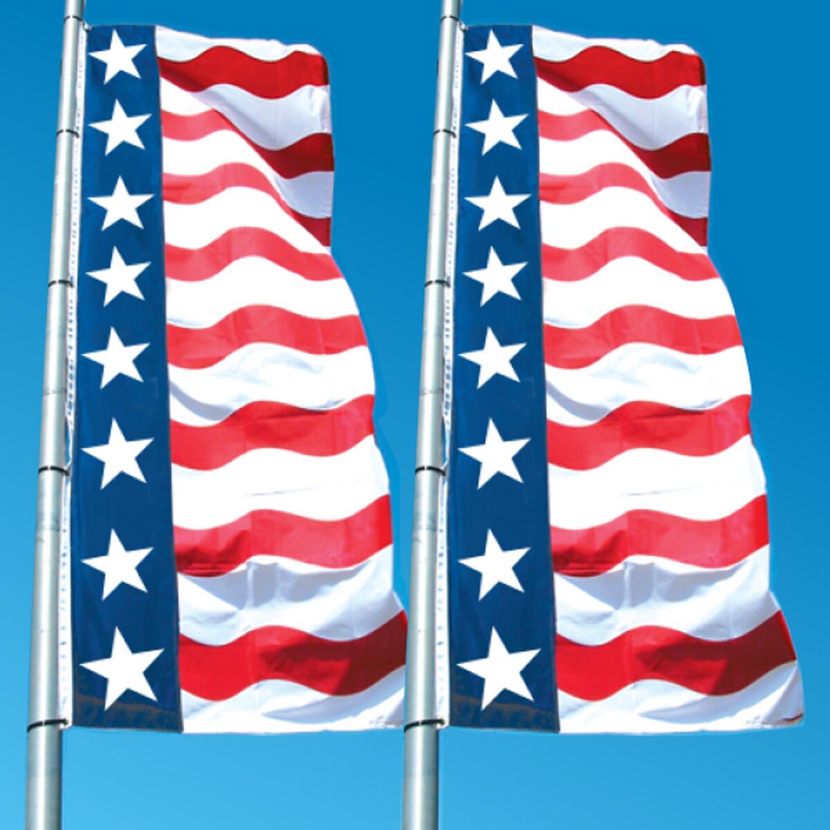 Uncle Sam Pole Flags