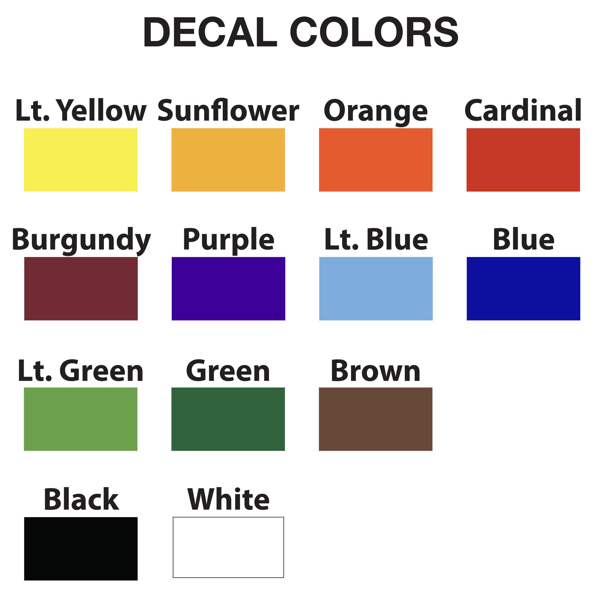 Die-Cut Letter Decals - Image 3