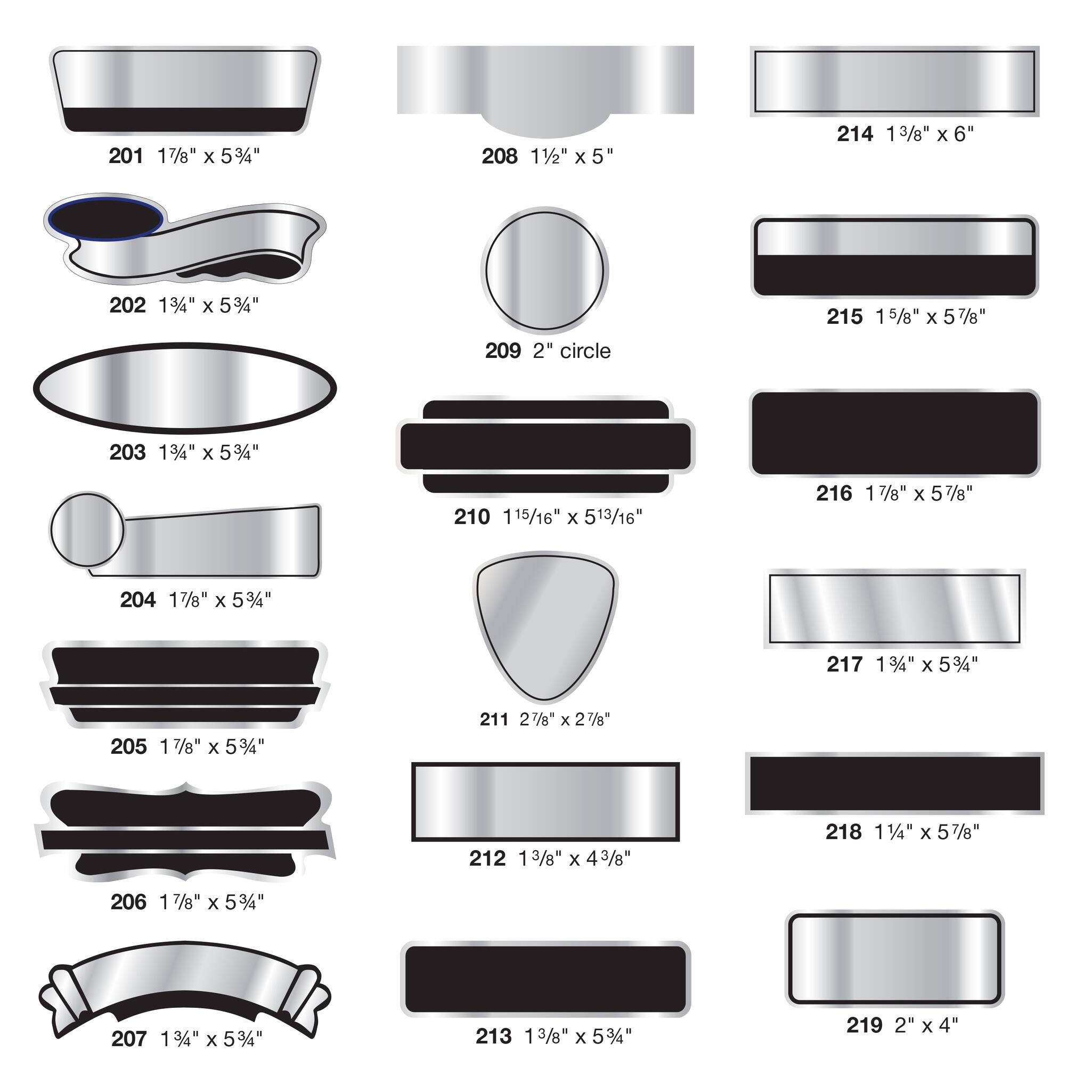 Die-Cut Shape Decals - Image 2